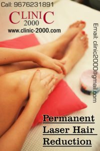 Permenent Laser hair reduction Treatment at Clinic2000