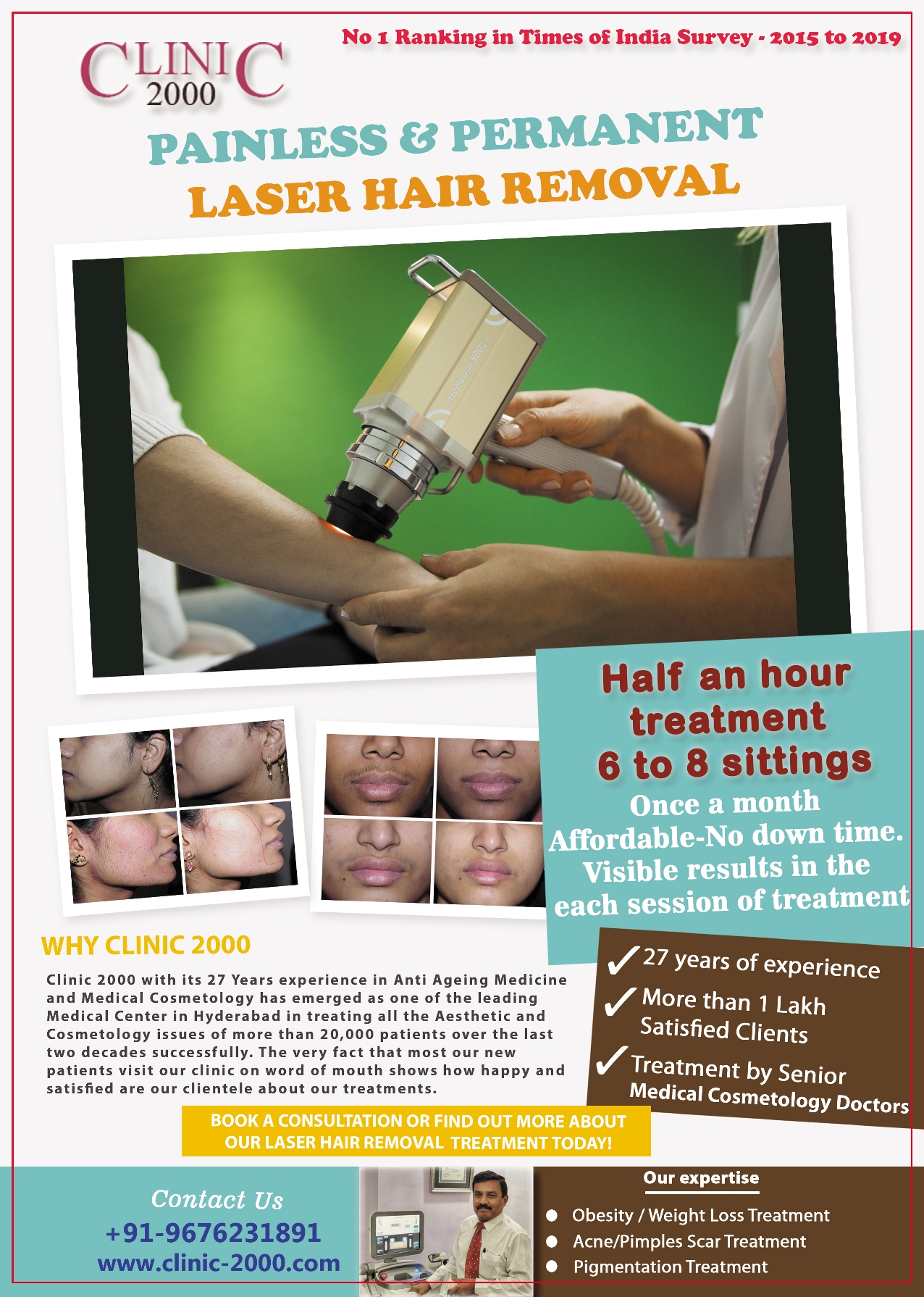 Laser Hair Removal - Clinic 2000 Laser Hair Removal - Clinic 2000