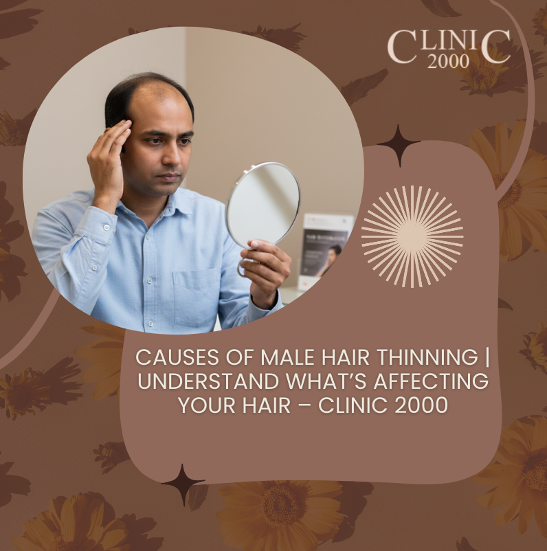 Causes of Male Hair Thinning | Understand What’s Affecting Your Hair – Clinic 2000