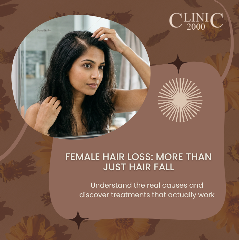 Female Hair Loss: Why It’s Different From Male Hair Loss & What Actually Helps